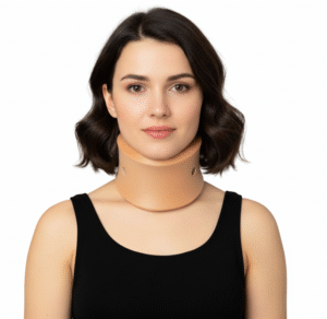 Collier cervical médical semi rigide sans appui Beige NS 01 CASE