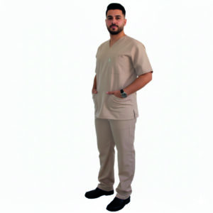 Tenue de bloc femme Beige