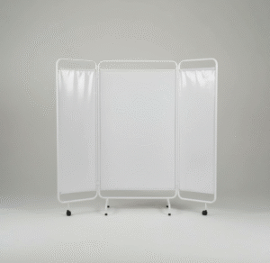 Paravent 3 compartiments en blanc