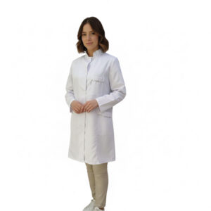 Blouse médicale femme col officier Fleuri