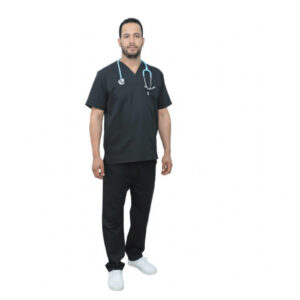 Tunique médicale Noir